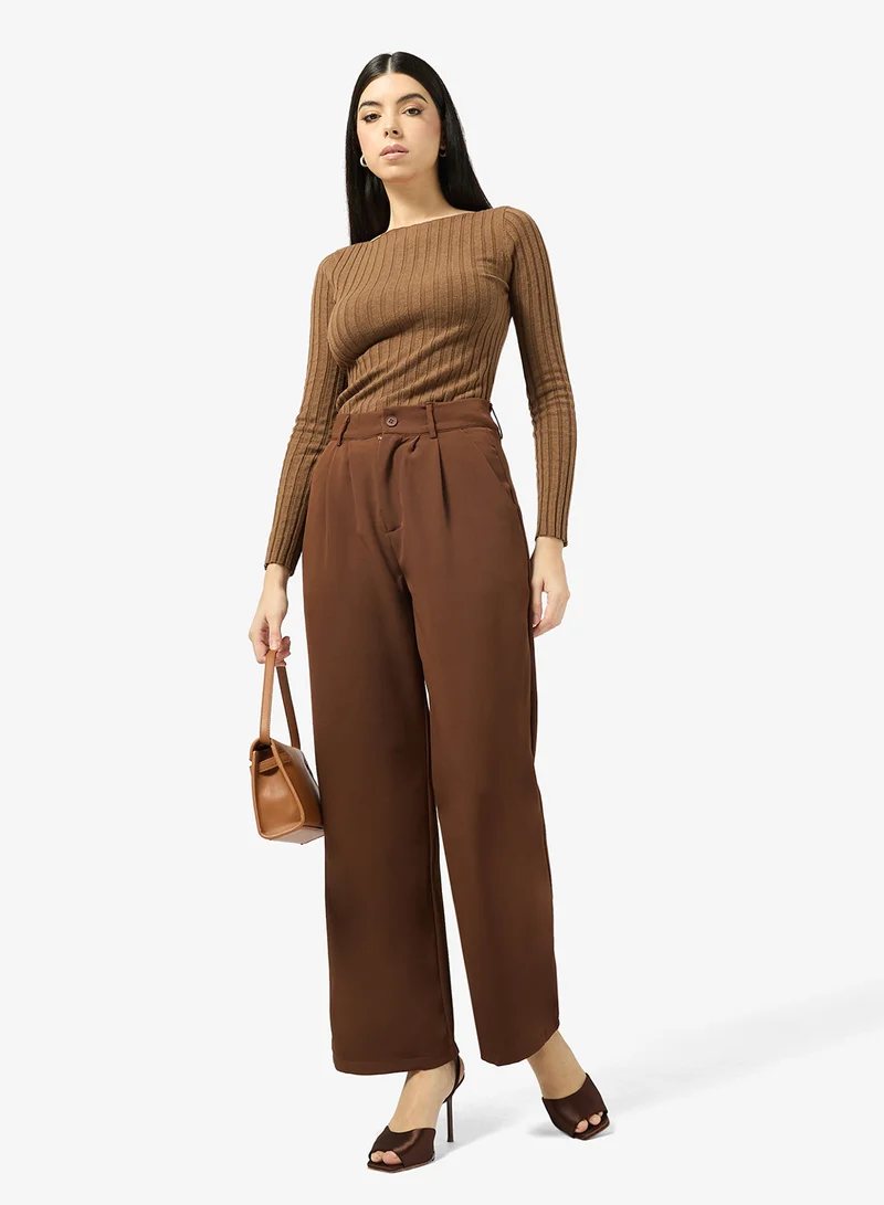 Ella  High Waisted Trouser for Women | Best Price UAE